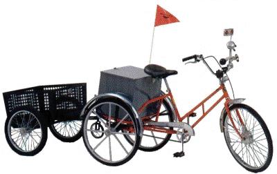 Worksman Mover Tricycle with Trailer